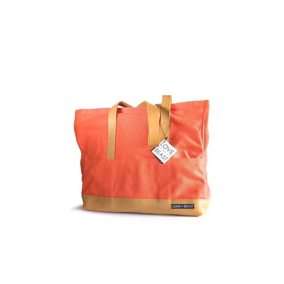 LoveThyBeast Dog Carrier Orange Pet Tote Medium - Picture 1 of 12